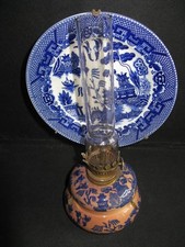 VINTAGE BLUE WILLOW PATTERN