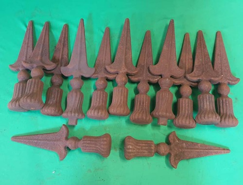 Wrought iron railheads - railheads, 13