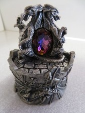 Tudor Mint Myth and Magic The Dragon of Justice Egg 1052 Gothic Fantasy Ornament