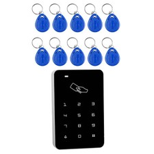 RFID Access Reader Password Keyboard Panel 125KHz FOB Tag Door Entry Security