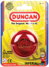 DUNCAN IMPERIAL YO-YO - THE ORIGINAL WORLDS #1 YOYO - (RED) - BRAND NEW!