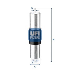 UFI MATCHES KL66 Fuel Filter FOR ALPINA BMW 3, 5,7,8 SERIES - SAME DAY DISPATCH