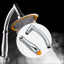 Shower Head Extension Extra Pipe Bath Rain Shower Angled Shower Arm Kit Chrome