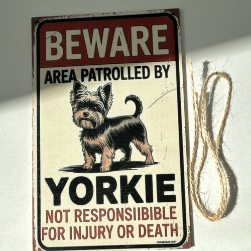Yorkshire terrier wooden - yorkshire,