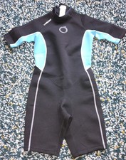 Tribord Teen's Shortie Wetsuit Size 160cm Age 14 Years