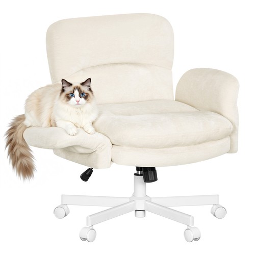 Chenille home office chair - office,
