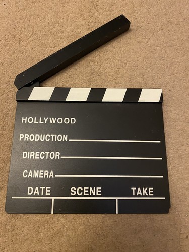 Hollywood film clapper board - film,
