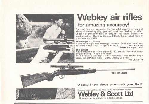 Webley ranger jaguar air - webley,