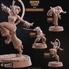 Catfolk Monks | Dungeons and