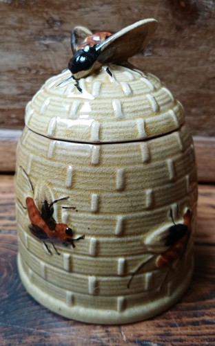 Vintage ceramic beehive shaped - beehive,