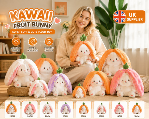 Kawaii fruit bunny - fruit, plush
