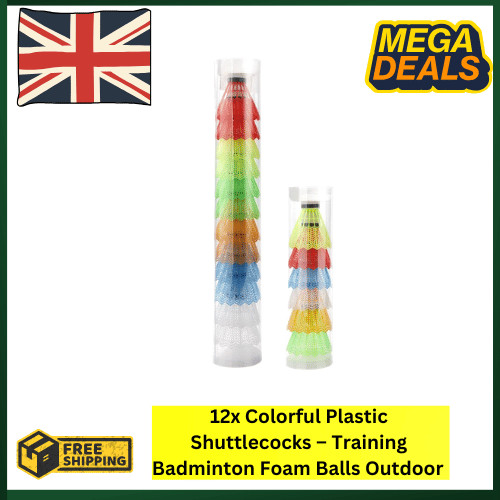 Colorful plastic shuttlecocks - colorful,