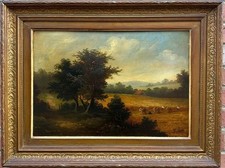 H Hunt : Rural Scene With