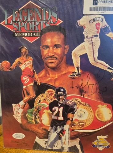 Evander holyfield autographed - holyfield,