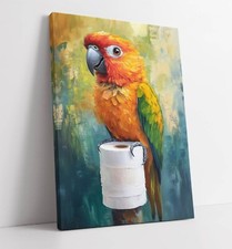 COLOURFUL PARROT TOILET ROLL