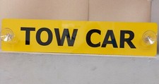 Tow car sign for towing A