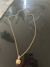  Joan Rivers Necklace with Red Egg.