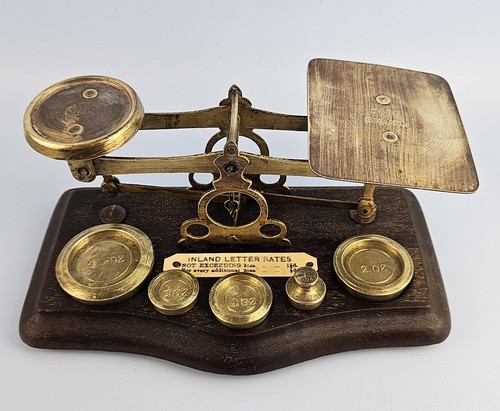 English postal letter scales - postal,
