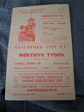 62-3 GUILDFORD CITY V MERTHYR