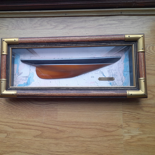 Half hull blue nose sailing - blue,