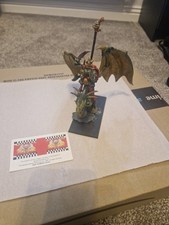 Warhammer Old World Orcs & Goblins Azhag the Slaughterer Orc Warboss on wyvern