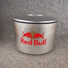 Red Bull - Large Silver & Blue Ice Bucket Bottle Cooler Vintage Man Cave - Bar