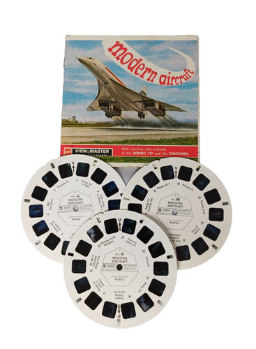 Viewmaster modern aircraft gaf - viewmaster,