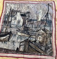 Bianchini Silk Scarf Ship Yard