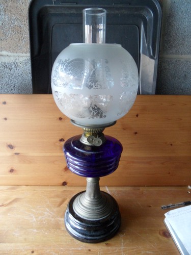 Shs duplex oil lamp - duplex, ceramic