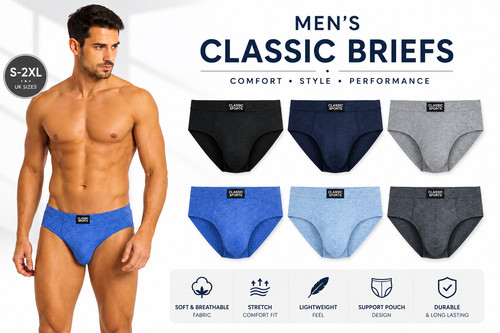 Pack 12 mens briefs - of, 3