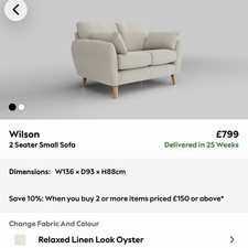 NEXT Wilson 2 Seater Small
