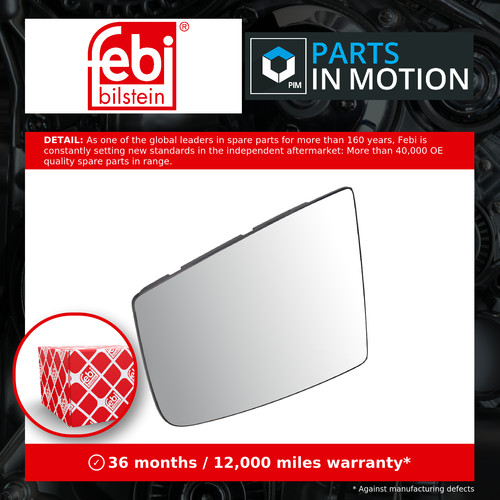 Mirror glass fits ford transit - fits,