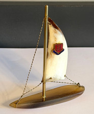 VINTAGE HORN SAILING BOAT SMALL