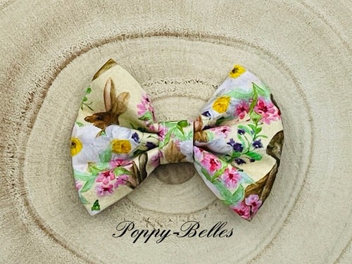Handmade yellow floral - , bunny