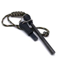 Ferro Rod / Fire Steel & Striker - Bushcraft, Military Issue | Large Rod, SAS, 