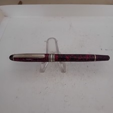 Rare SUPRAX Red marble CT Fountain pen Iridium Point nib