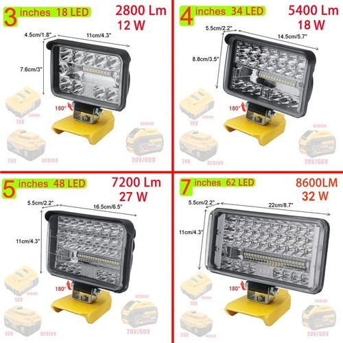 Car led work lights - work,