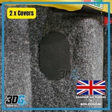 Black Transit Custom Van Rear