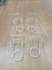 3 Piece Display Stand: Dinner Plate, Cup & Saucer Stand White - SET OF 4 STANDS