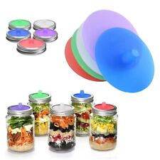 5X Silicone Fermenting Lids Silicone Mason Jar Lids Kit for Sauerkraut Kimchi UK