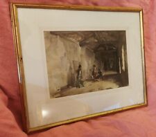 Sir William Russel Flint R.A. Title : Pepeta , Serafina & Romira. 20"x 17" Frame