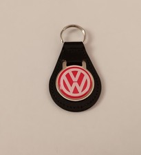 Volkswagen  Key Fob Ring Leather  Fits  Golf Beetle Etc 