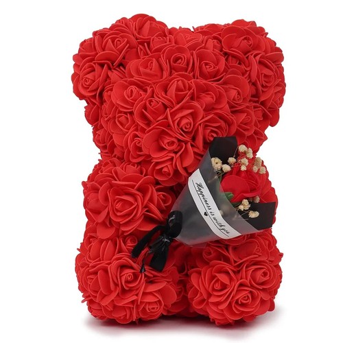 Artificial flower teddy bear - bear,