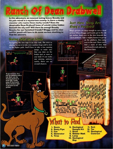 Nintendo power scooby doo - power, scooby-doo