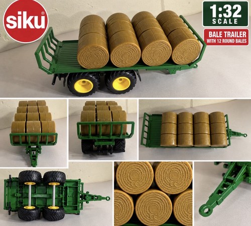 Siku farm flatbed hay - flatbed,