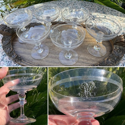 Antique baccarat filet - 6,
