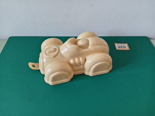 Vintage plastic racing car - racing,