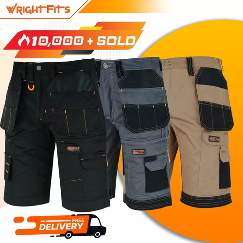 Mens cargo combat work shorts - cargo,