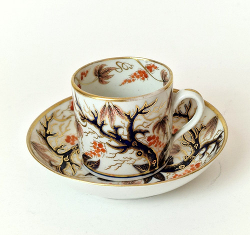 New hall porcelain imari vine - porcelain,