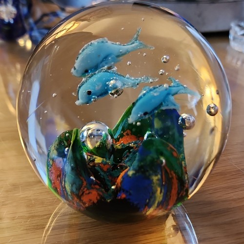Clear art glass - art,